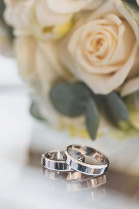 Silver cufflinks