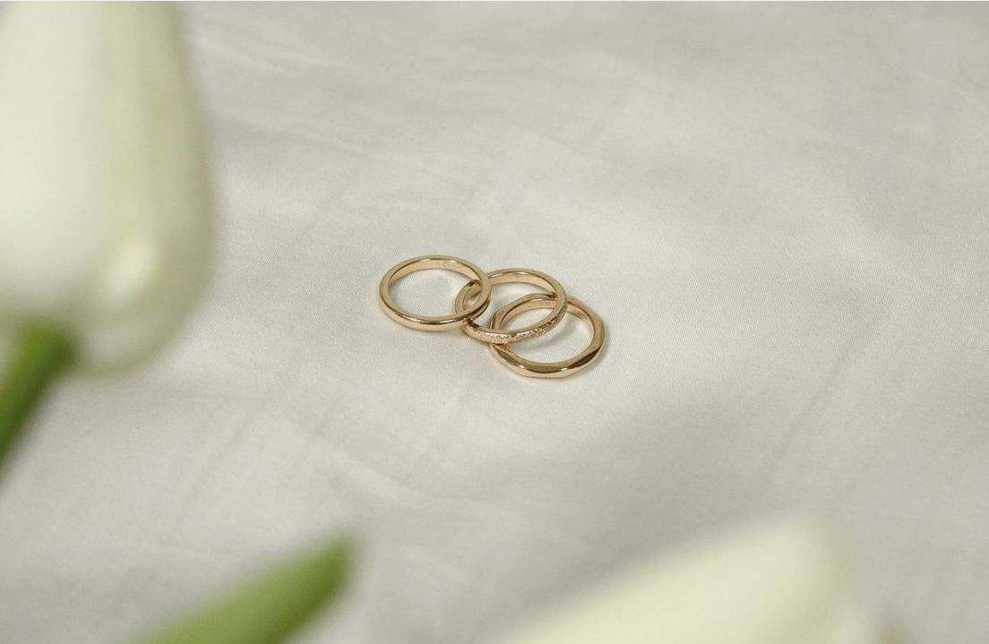 Silver hoop earrings